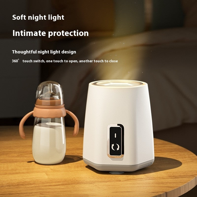 Baby Automatic Formula Milk Maker – USB Rechargeable Smart Formula Mixer with Touch Screen, Constant Temperature & Night Light (0–2 Years)