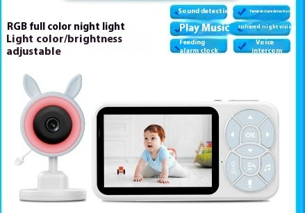 Smart Baby Monitor with VOX Mode – Night Vision, Cry Detection, Two-Way Audio & Temperature Monitoring