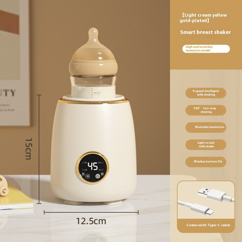 Baby Automatic Formula Milk Maker – USB Rechargeable Smart Formula Mixer with Touch Screen, Constant Temperature & Night Light (0–2 Years)